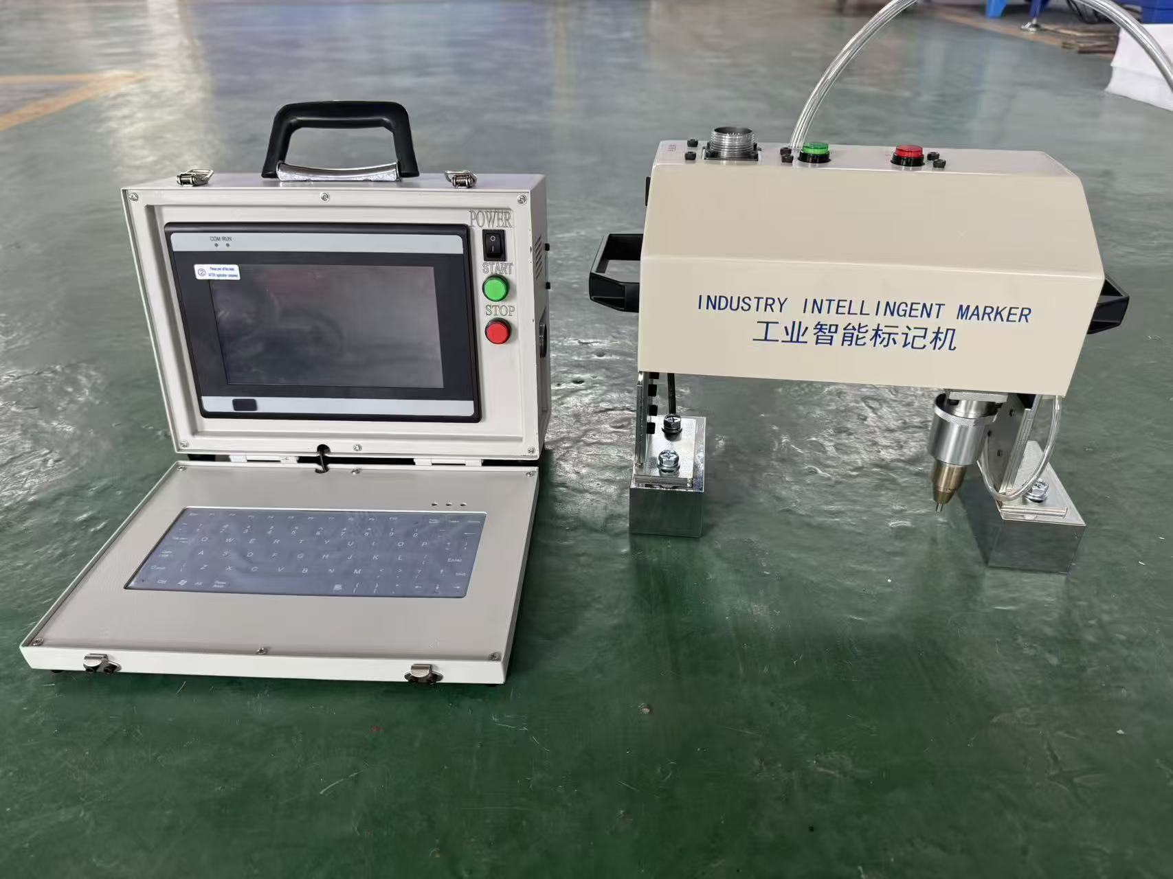 Mesin penanda pneumatik pengawal skrin, mesin penanda pin titik mudah alih